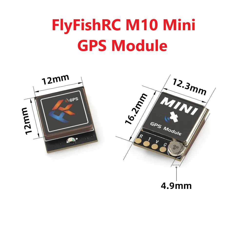 Drone Antenna - FlyFishRC M10 Mini GPS Module 10th