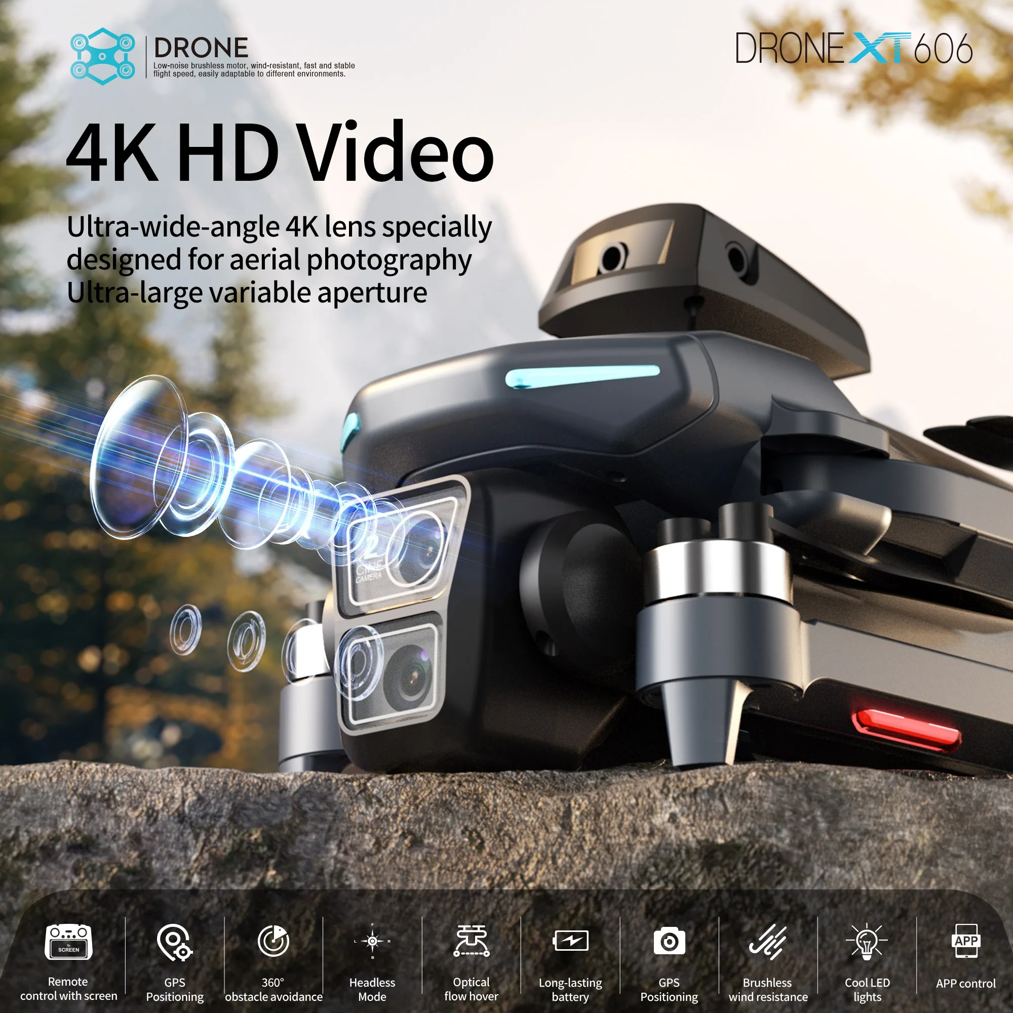 Lenovo XT606 Drone Professiona - Drone Gps Mount 리뷰 및 가격