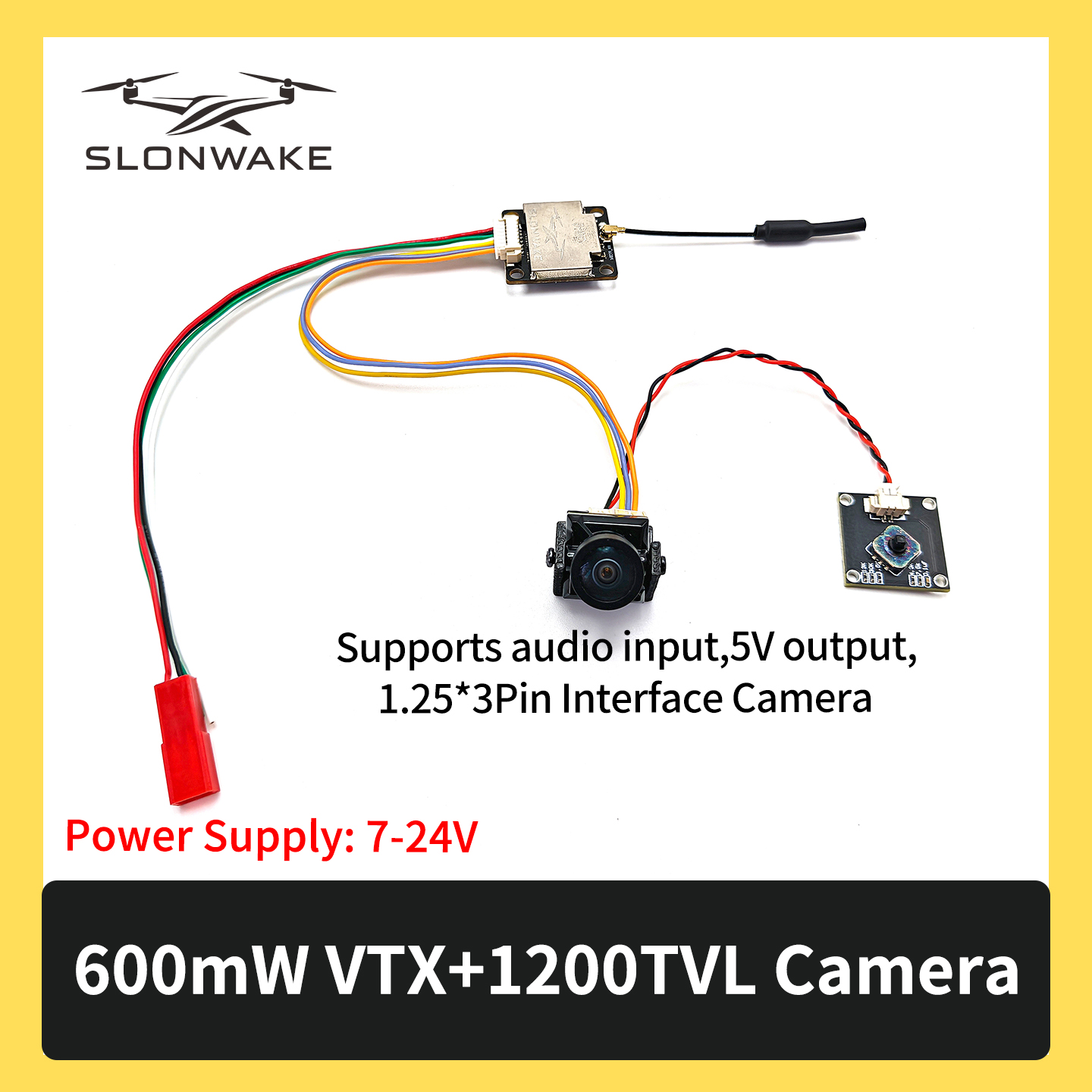 SLONWAKE 5.8G 600mW 7-24V FPV  - Drone Receiver 리뷰 및 가격