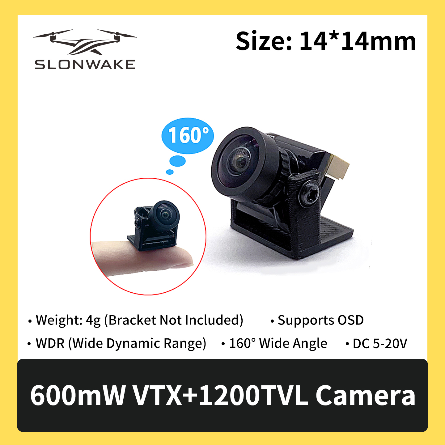 SLONWAKE 5.8G 600mW 7-24V FPV  - Drone Receiver 리뷰 및 가격