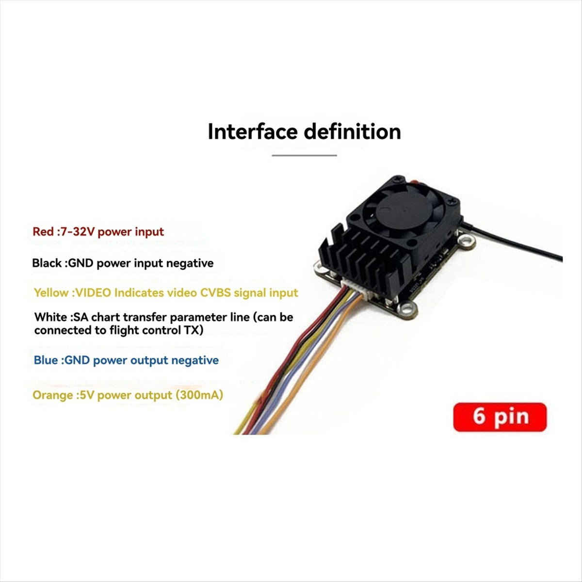 5.8G 2W VTX 2000mW FPV Video T - Drone Transmitter 리뷰 및 가격