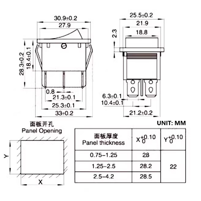 KCD4 Rocker Switch ON OFF With - Drone Buzzer 리뷰 및 가격