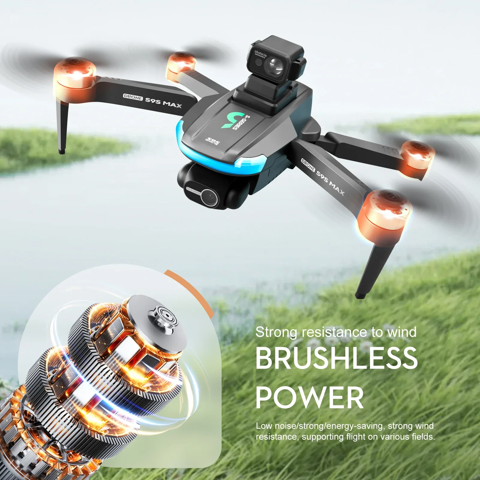NEW S9S MAX MINI Drone 4K 2-Ax - Drone Gimbal 리뷰 및 가격