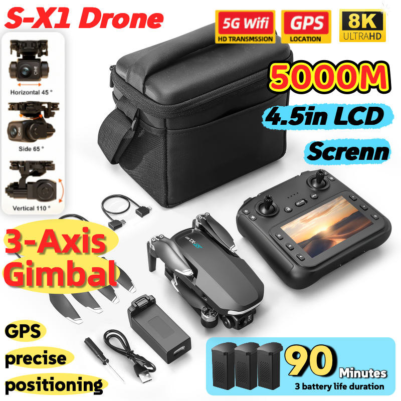 S-X1 MAX GPS Drone with 3-Axis - Drone Gps Mount 리뷰 및 가격