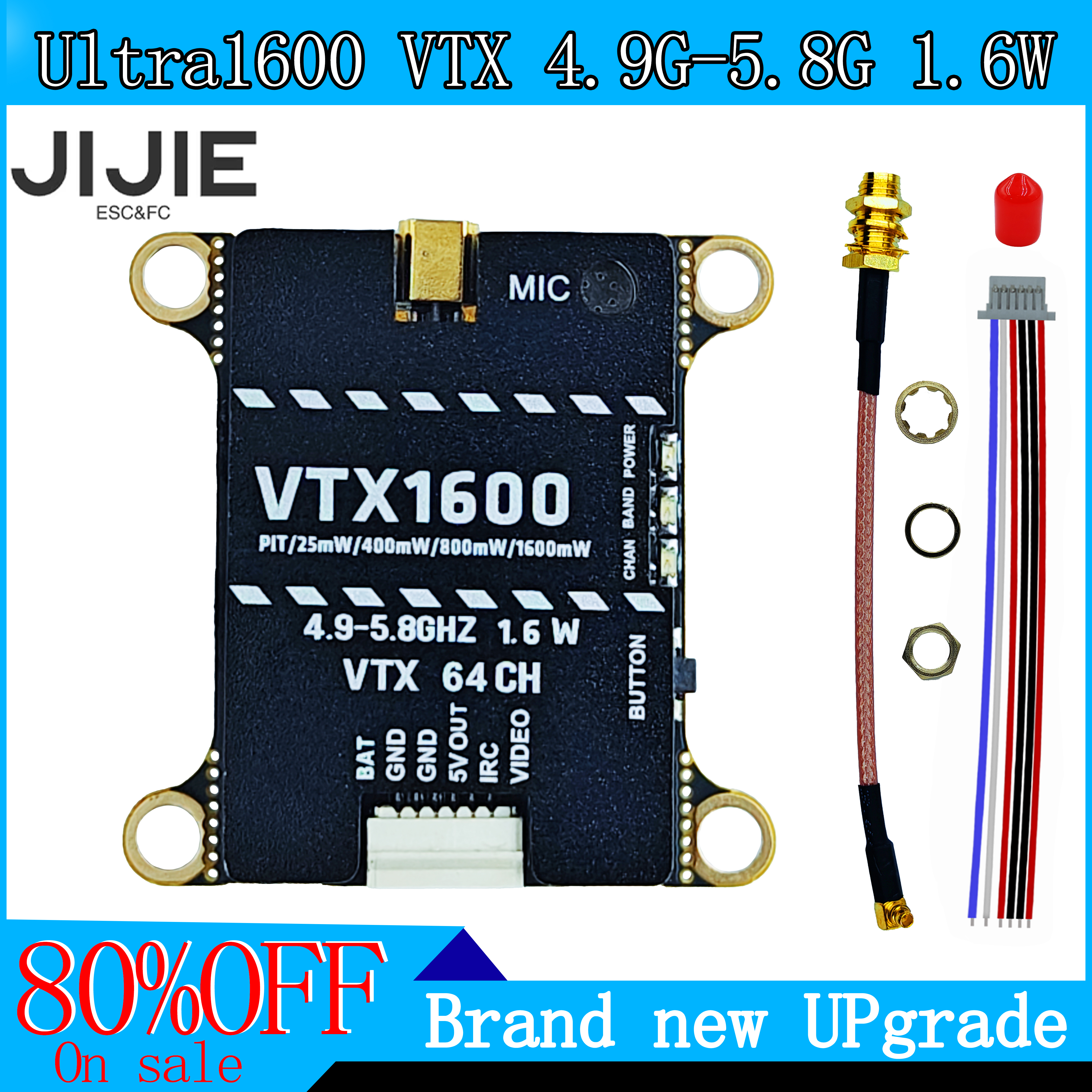 JIJIE Original new 1.6W VTX 2. - Drone Power Distribution Board 리뷰 및 가격