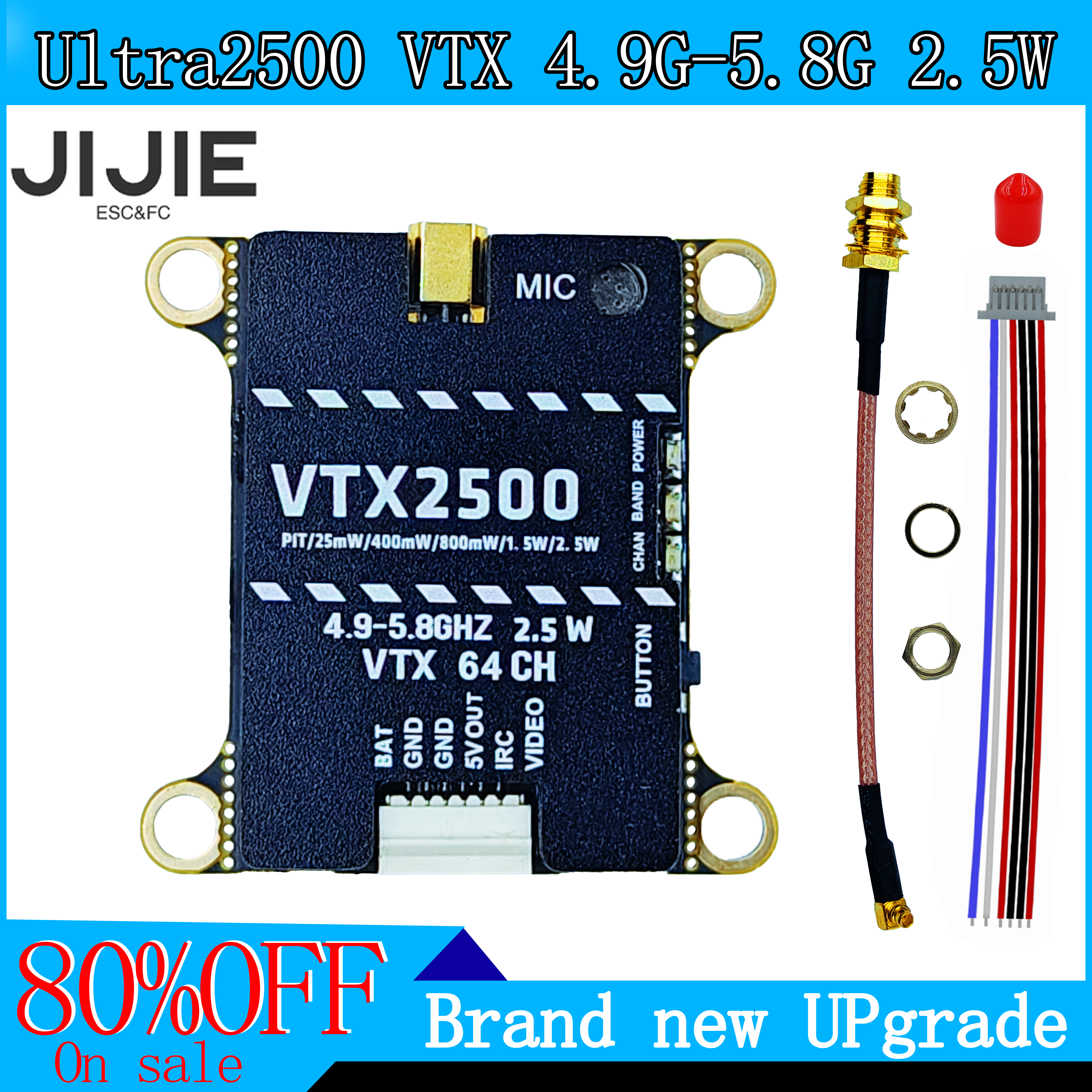 JIJIE Original new 1.6W VTX 2. - Drone Power Distribution Board 리뷰 및 가격