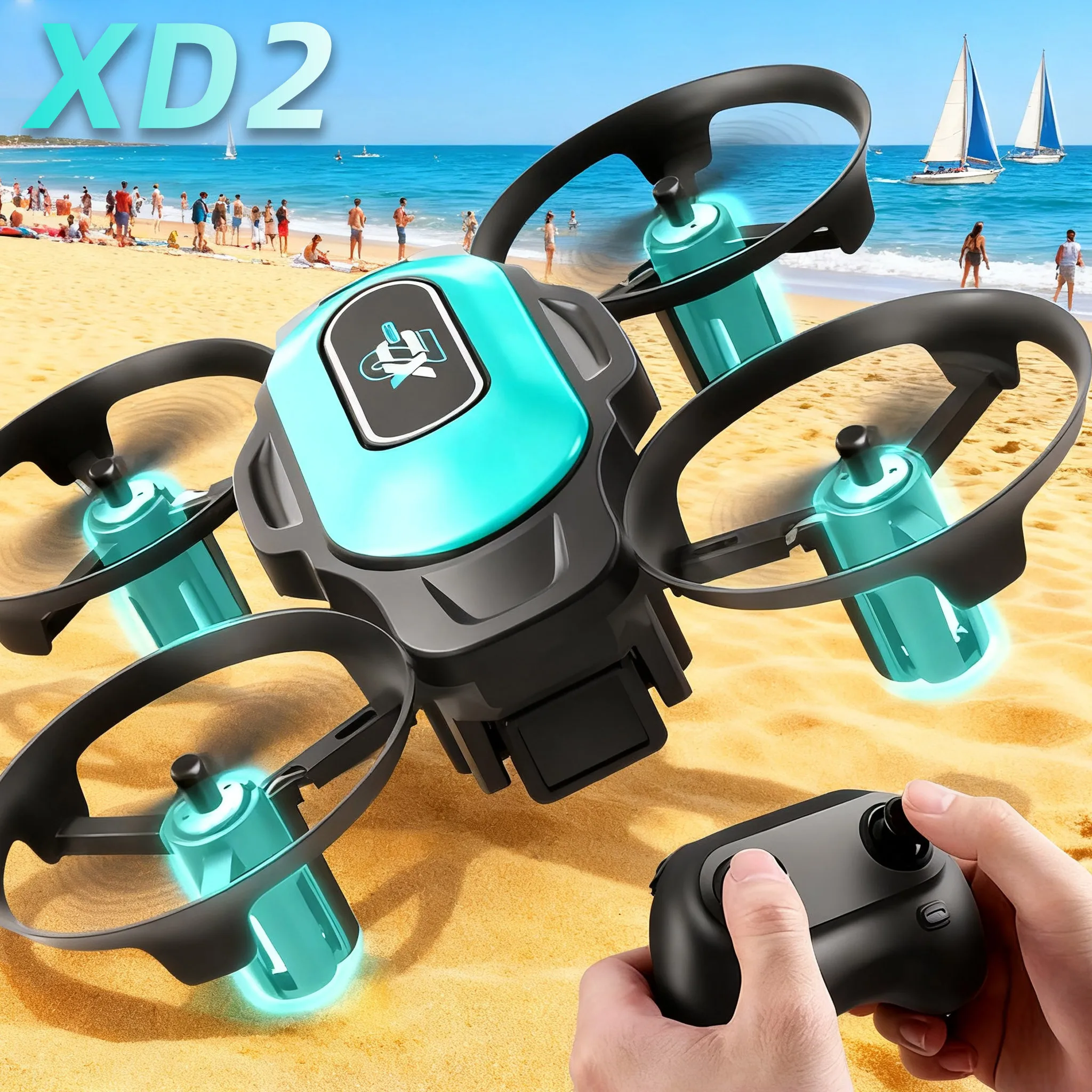 XD2 Mini Drone, 360° Stunt Fli - Drone Led Light 리뷰 및 가격