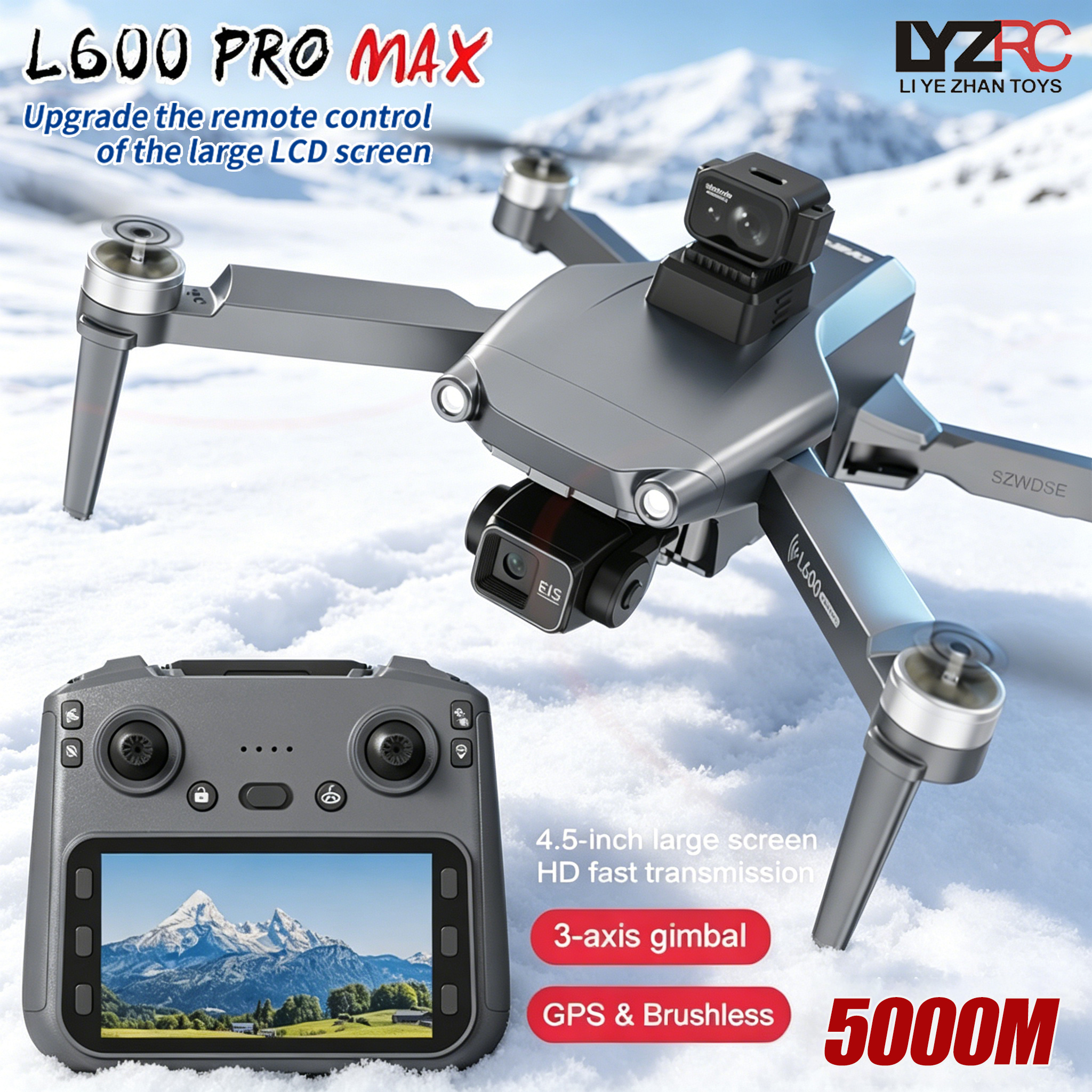 L600 MAX GPS Drone Professiona - Drone Gimbal 리뷰 및 가격