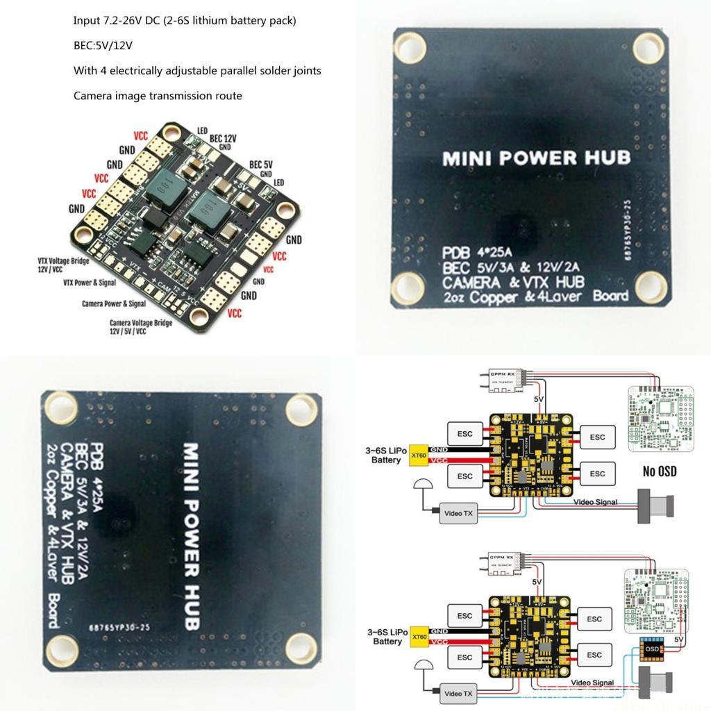 M5TD Matek Mini Power Hub Powe - Drone Power Distribution Board 리뷰 및 가격