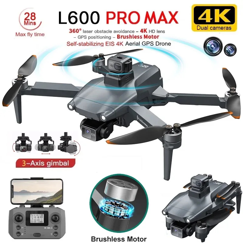 L600 PRO MAX GPS Drone Profess - Drone Gimbal 리뷰 및 가격
