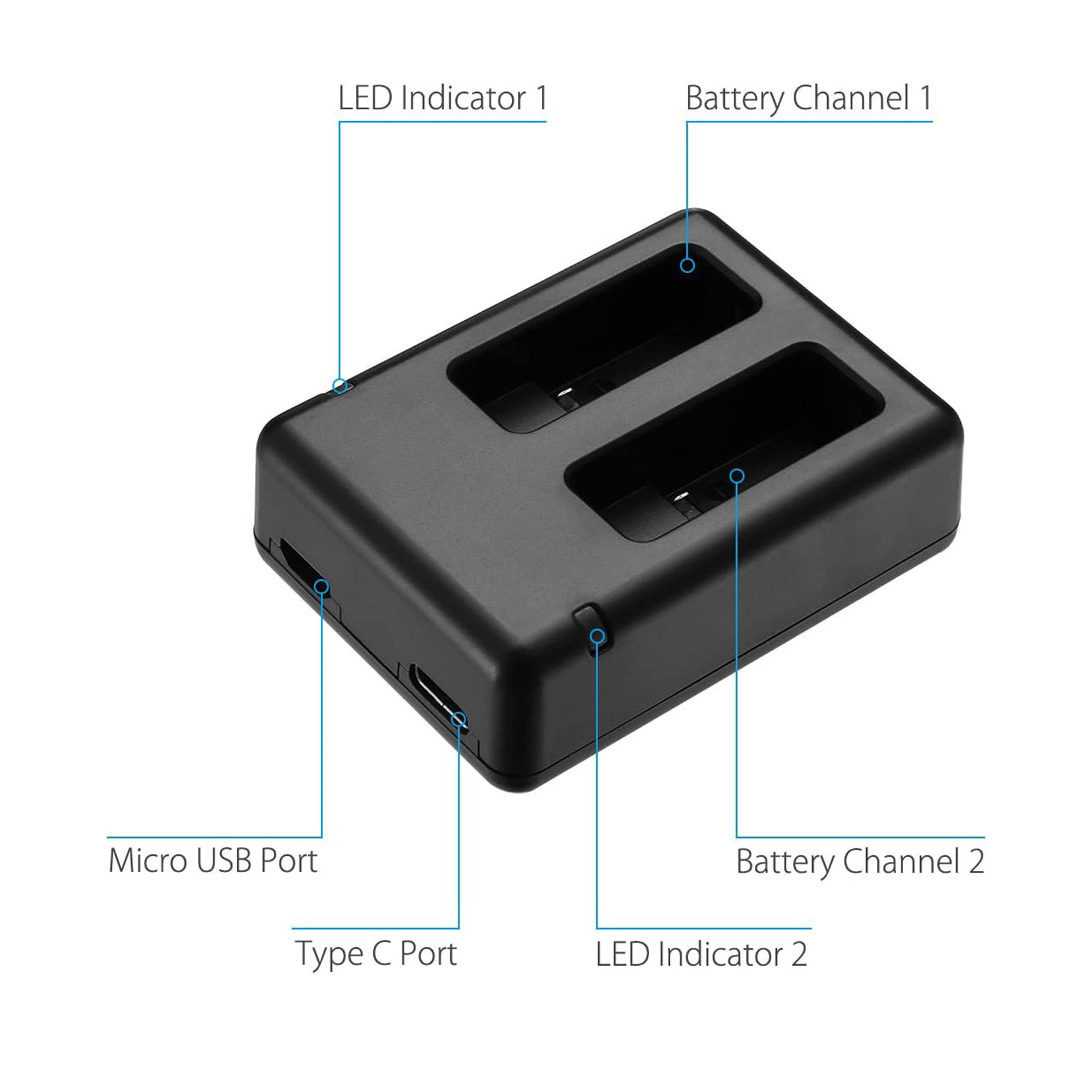 Suitable for GOPRO Hero 5 Char - Drone Battery 리뷰 및 가격