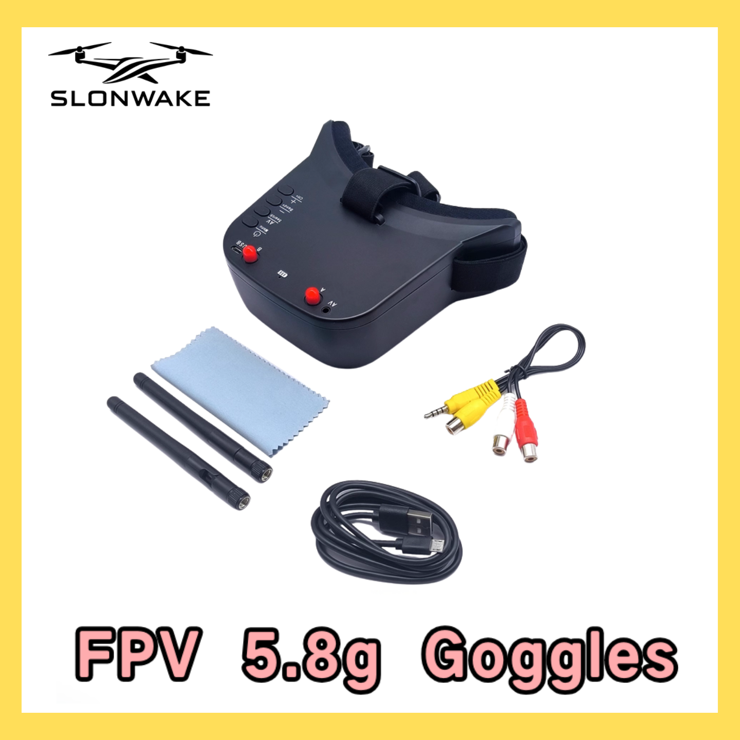SLONWAKE 5.8G 48CH FPV 400mw V - Drone Receiver 리뷰 및 가격