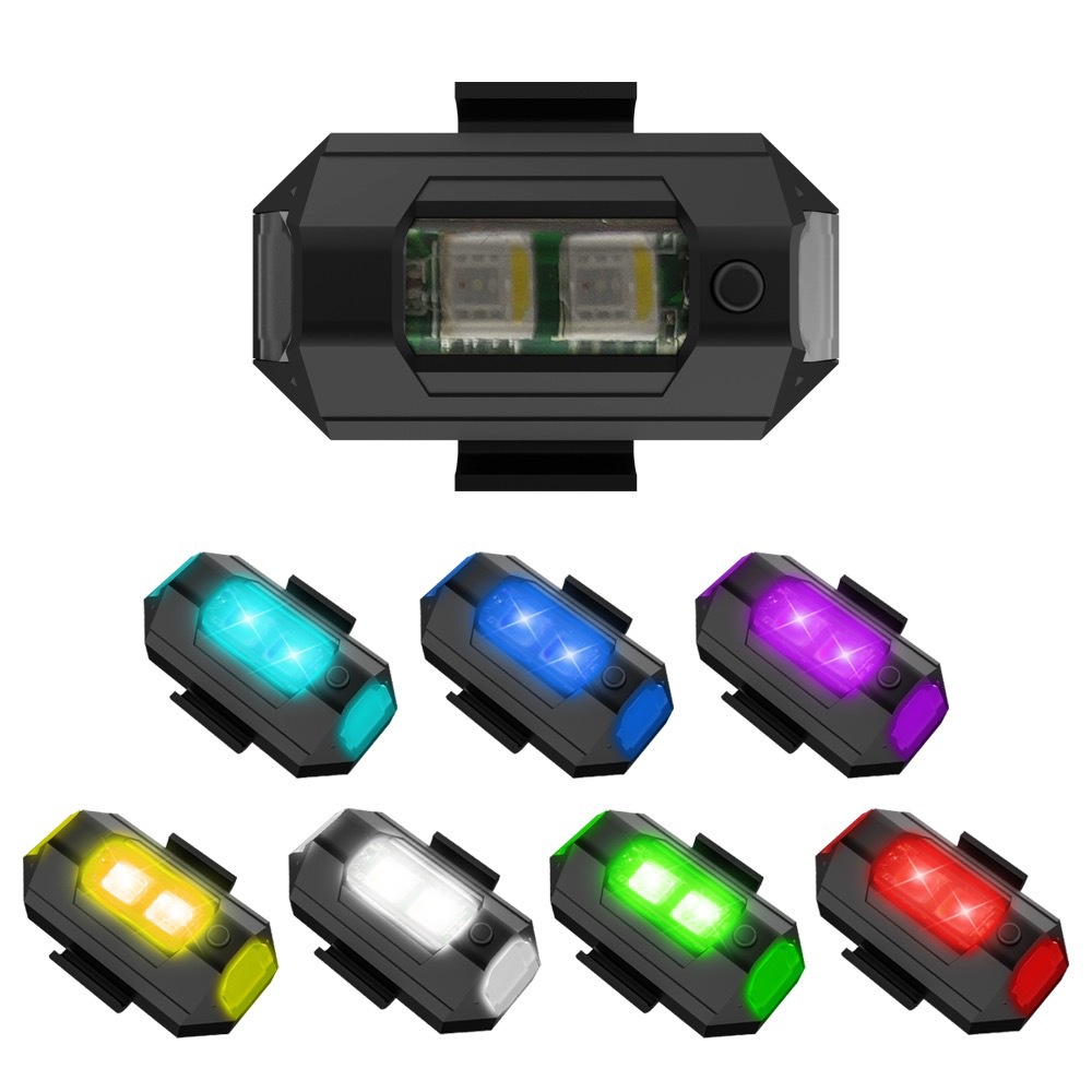 1PC 7 Color Mini USB Charging  - Drone Led Light 리뷰 및 가격