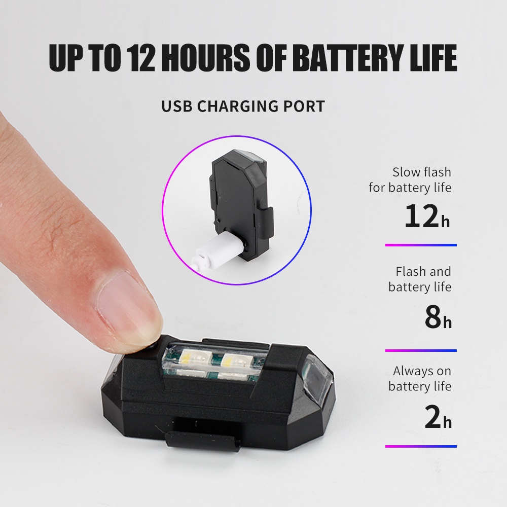 1PC 7 Color Mini USB Charging  - Drone Led Light 리뷰 및 가격