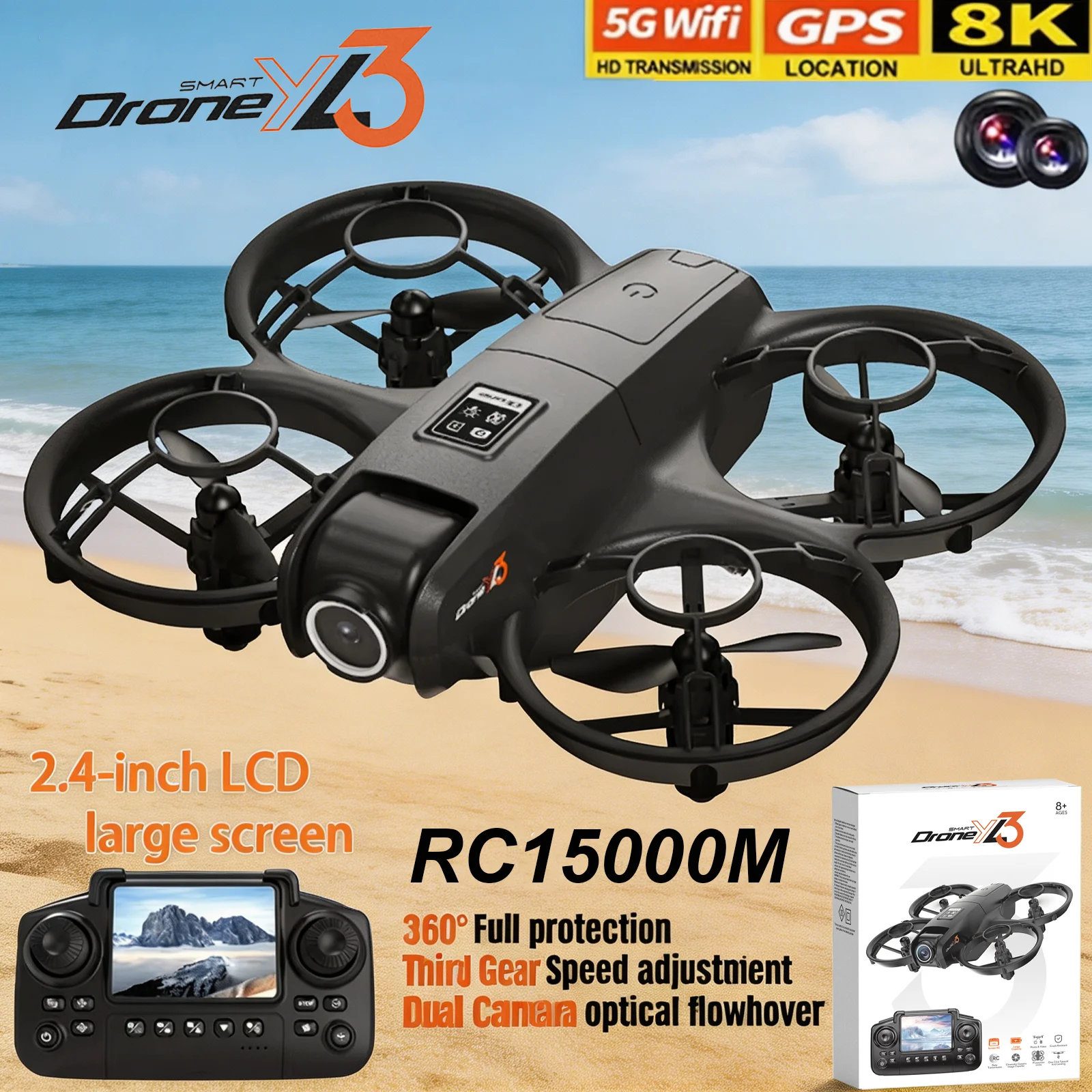 New YL3 RC Drone 8K 1080P Wide - Drone Gps Mount 리뷰 및 가격