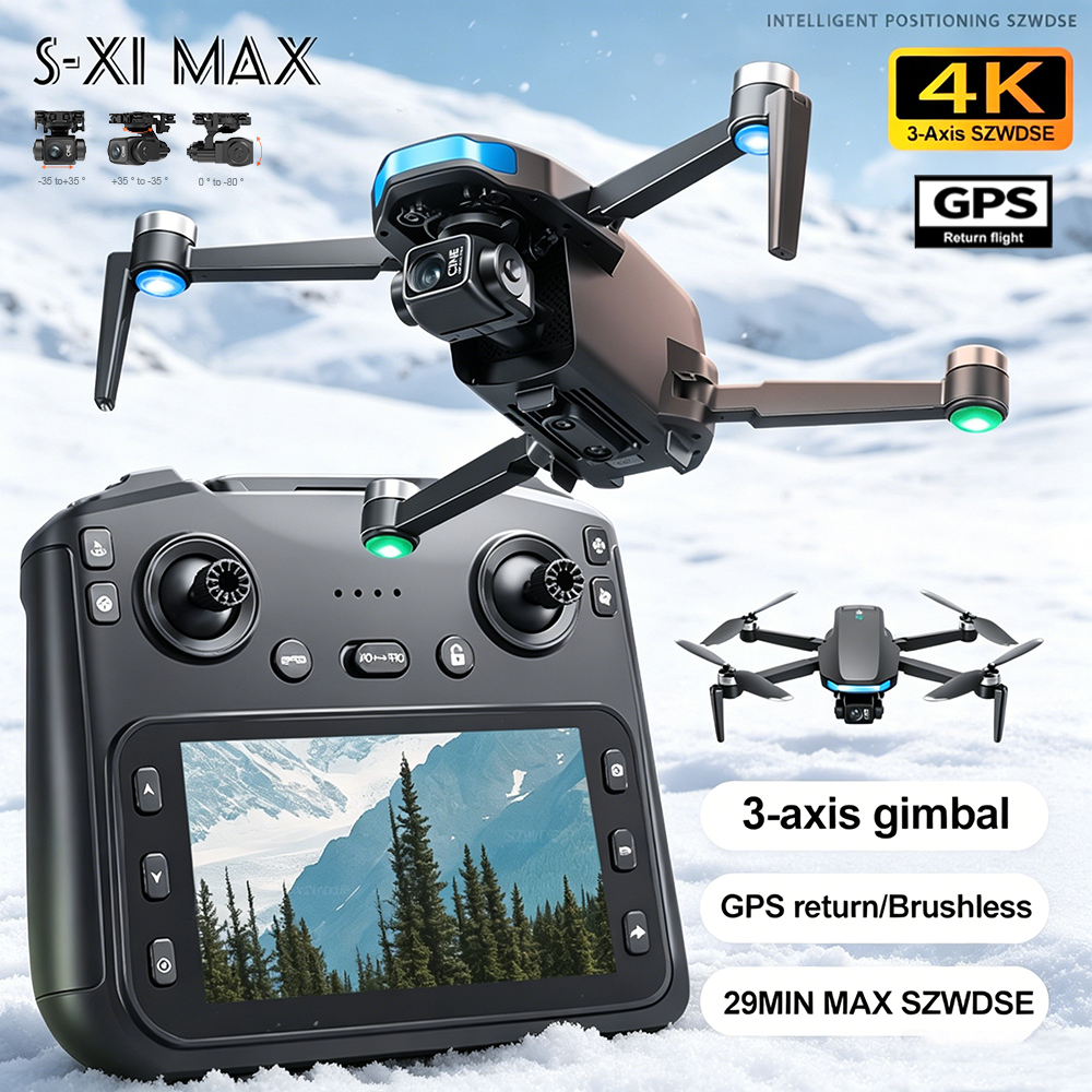 New S-X1 MAX Drone GPS 8K Prof - Drone Gimbal 리뷰 및 가격