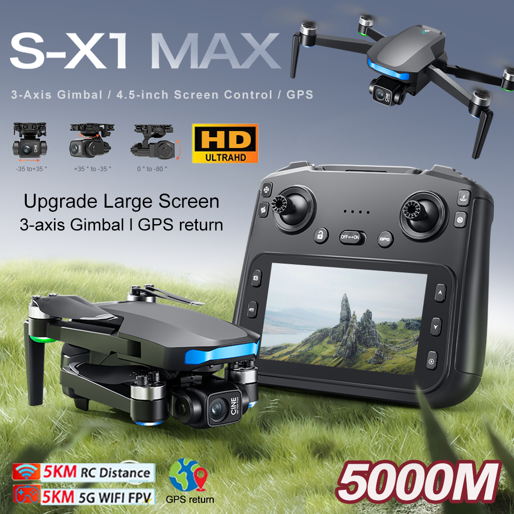 New S-X1 MAX Drone GPS 8K Prof - Drone Gimbal 리뷰 및 가격